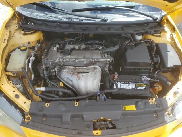 JTKJF5C77C3023411 - 2012 TOYOTA SCION TC Gelb Foto 11