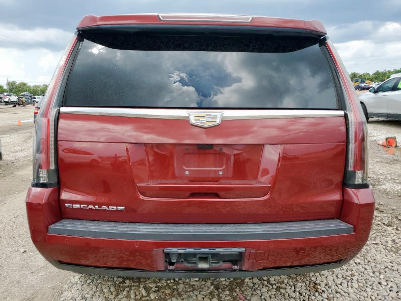 1GYS3BKJ7HR191791 - 2017 CADILLAC ESCALADE LUXURY Бордовый фото 6
