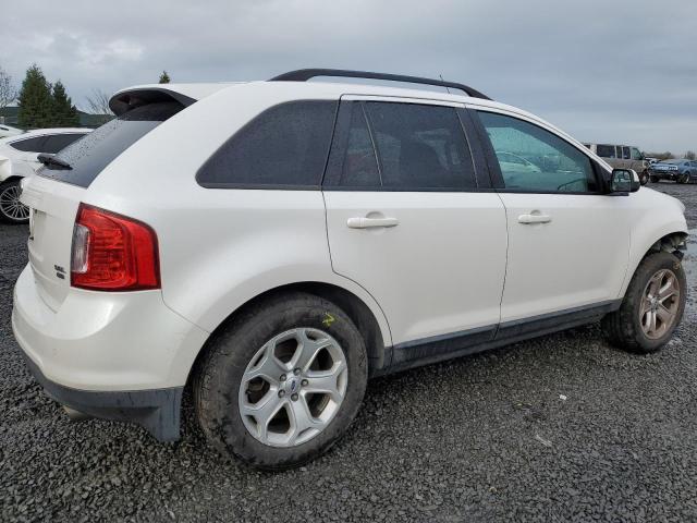 2FMDK4JC4DBA28735 - 2013 FORD EDGE SEL WHITE photo 3