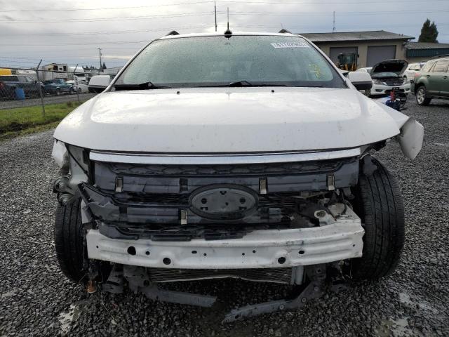 2FMDK4JC4DBA28735 - 2013 FORD EDGE SEL WHITE photo 5