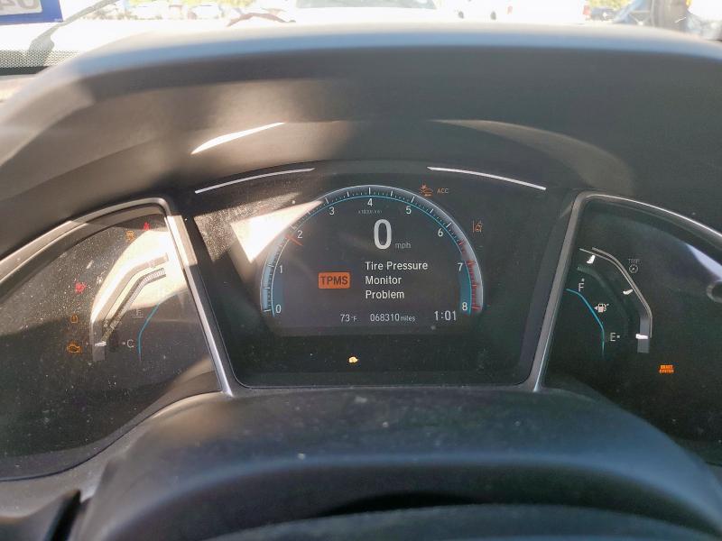 JHMFC1F35KX003512 - 2019 HONDA CIVIC EX თეთრი ფოტო 9