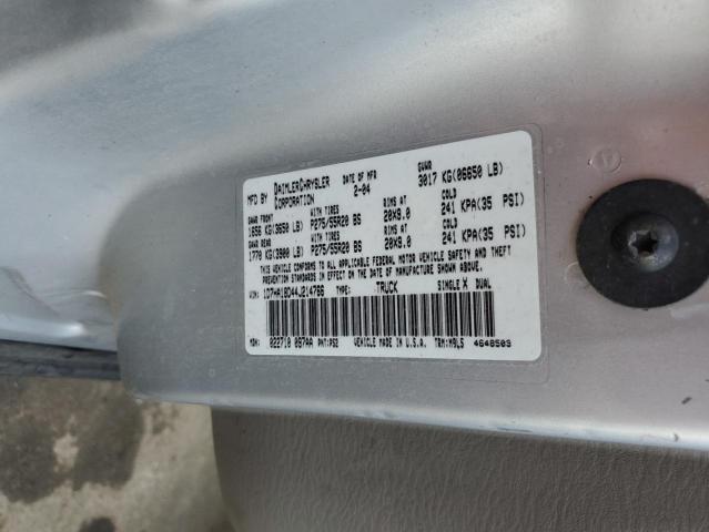 1D7HA18D44J214766 - 2004 DODGE RAM 1500 ST 灰色 照片 12