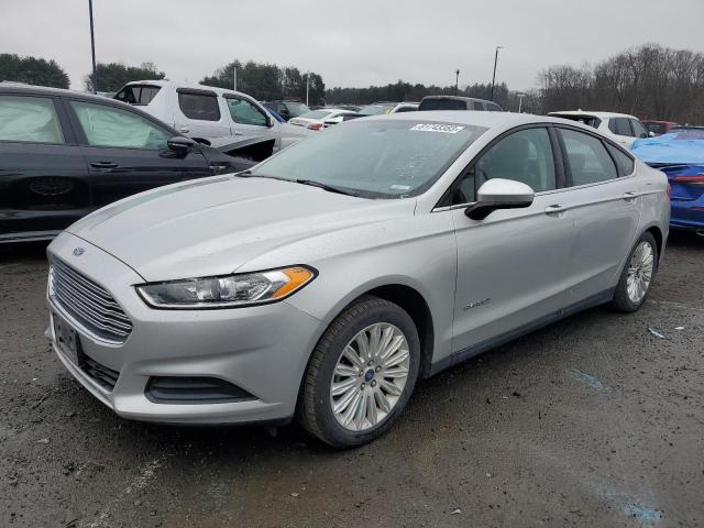 3FA6P0UU4GR392547 - 2016 FORD FUSION S HYBRID SILVER photo 1