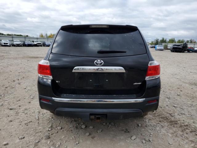 5TDBK3EH0DS247623 - 2013 TOYOTA HIGHLANDER BASE Қара фото 6