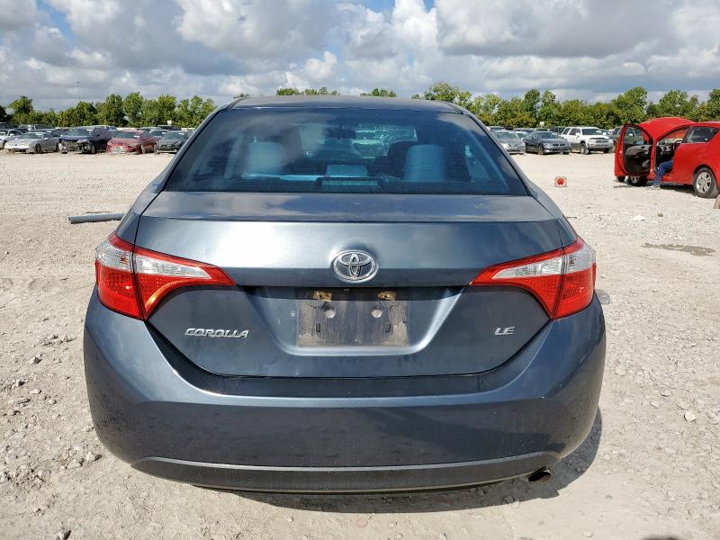 5YFBURHE0GP448613 - 2016 TOYOTA COROLLA L BLUE photo 6