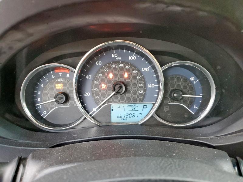 5YFBURHE0GP448613 - 2016 TOYOTA COROLLA L BLUE photo 9