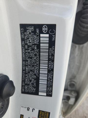 JTDKN3DU4D5649575 - 2013 TOYOTA PRIUS 白色 照片 12