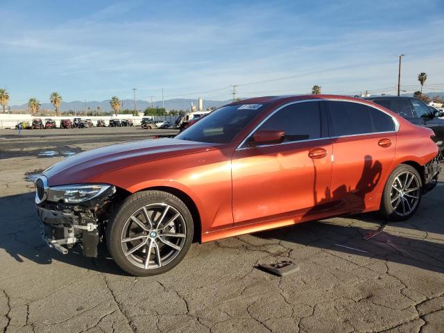 3MW5R1J05M8B88846 - 2021 BMW 330I MAROON photo 1