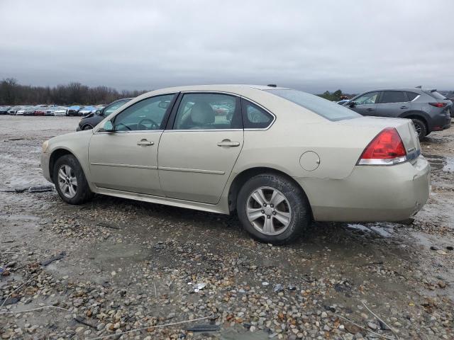 2G1WA5E36C1123195 - 2012 CHEVROLET IMPALA LS BEIGE photo 2