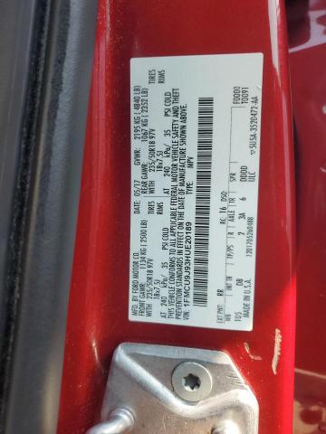 1FMCU9J93HUE20189 - 2017 FORD ESCAPE TITANIUM RED photo 14