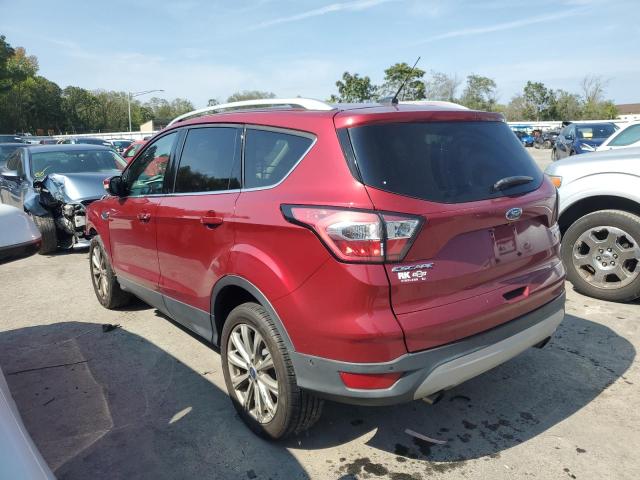 1FMCU9J93HUE20189 - 2017 FORD ESCAPE TITANIUM RED photo 2
