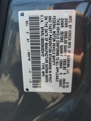 5FNRL18502B032472 - 2002 HONDA ODYSSEY LX GRAY photo 13