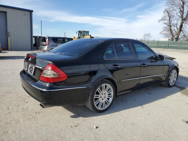 WDBUF56X28B201267 - 2008 MERCEDES-BENZ E 350 BLACK photo 3