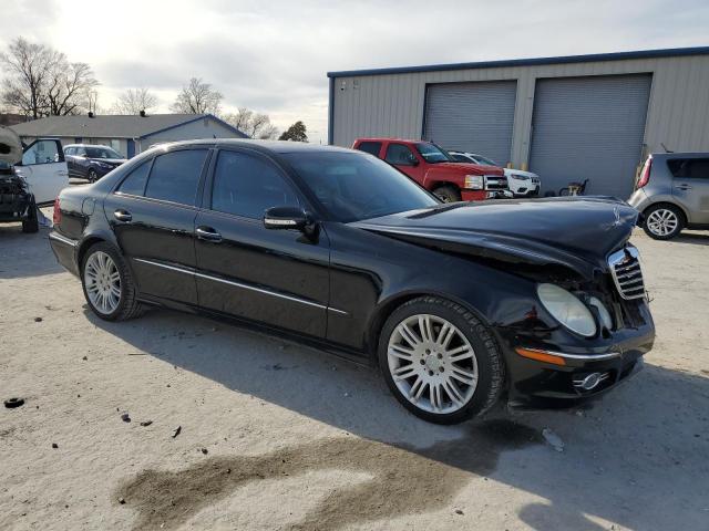 WDBUF56X28B201267 - 2008 MERCEDES-BENZ E 350 BLACK photo 4