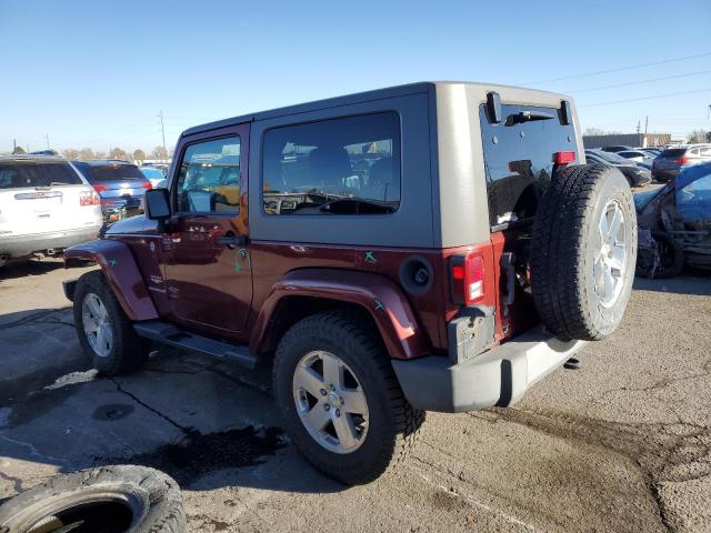 1J4FA54158L566599 - 2008 JEEP WRANGLER SAHARA BURGUNDY photo 2