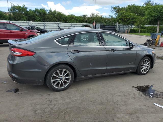 3FA6P0SU3HR191565 - 2017 FORD FUSION TITANIUM PHEV GRAY photo 3