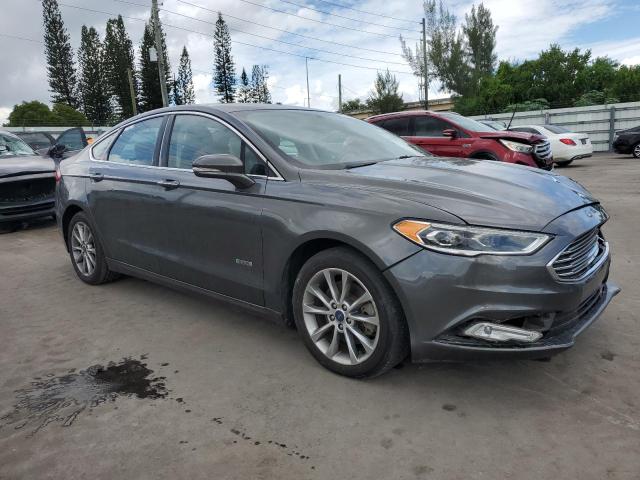 3FA6P0SU3HR191565 - 2017 FORD FUSION TITANIUM PHEV GRAY photo 4