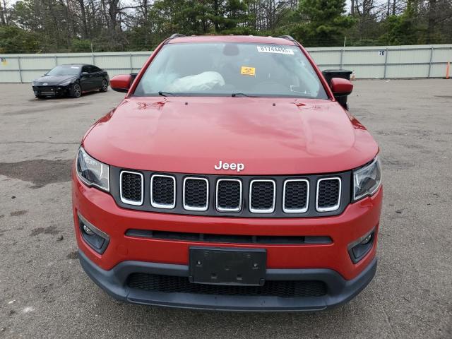 3C4NJDBB0KT818391 - 2019 JEEP COMPASS LATITUDE أحمر صورة 5