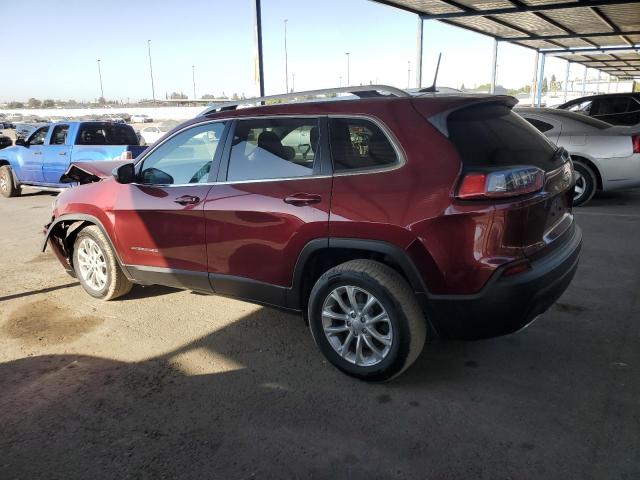 1C4PJLCX8KD243007 - 2019 JEEP CHEROKEE LATITUDE Бордовий фото 2