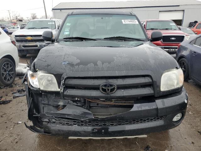 5TBBT48195S456113 - 2005 TOYOTA TUNDRA ACCESS CAB LIMITED BLACK photo 5