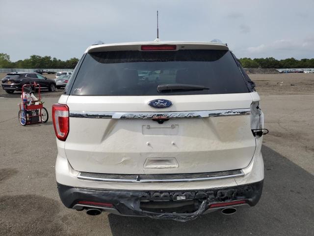 1FM5K8F83JGC50431 - 2018 FORD EXPLORER LIMITED Beyaz fotoğraf 6