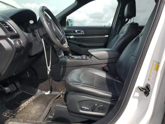 1FM5K8F83JGC50431 - 2018 FORD EXPLORER LIMITED Beyaz fotoğraf 7