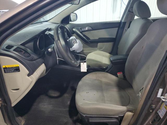 KNAFU4A29D5647377 - 2013 KIA FORTE EX BROWN photo 7