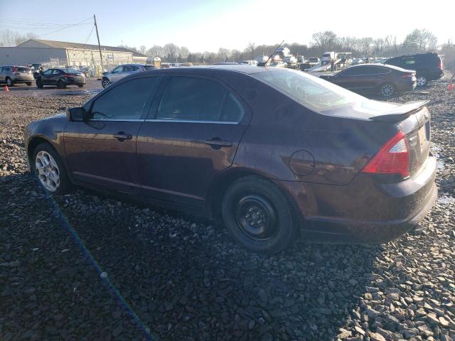 3FAHP0HA5BR183495 - 2011 FORD FUSION SE BURGUNDY photo 2