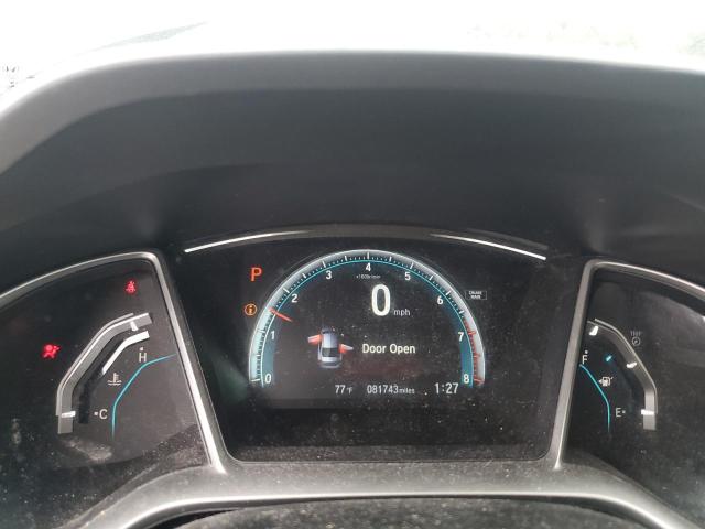 2HGFC2F73JH605145 - 2018 HONDA CIVIC EX ნაცრისფერი ფოტო 9