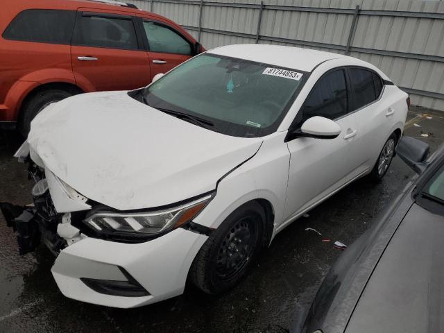 3N1AB8BV2LY281821 - 2020 NISSAN SENTRA S WHITE photo 1