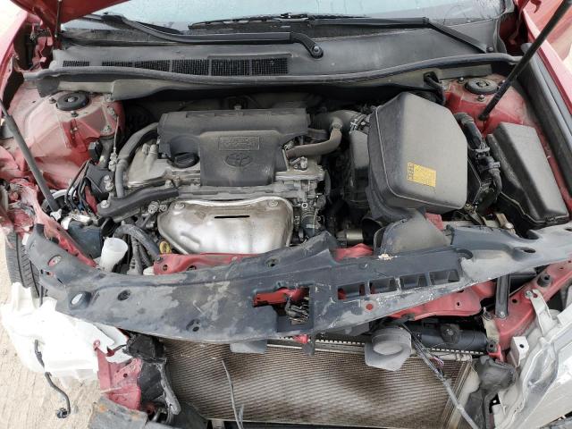 4T1BF1FK5EU834976 - 2014 TOYOTA CAMRY L RED photo 11