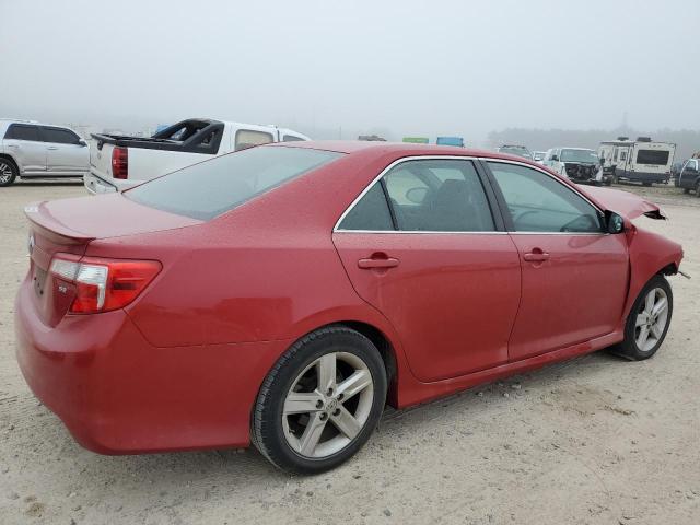 4T1BF1FK5EU834976 - 2014 TOYOTA CAMRY L RED photo 3