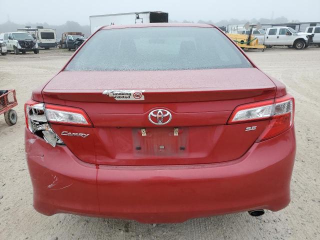 4T1BF1FK5EU834976 - 2014 TOYOTA CAMRY L RED photo 6