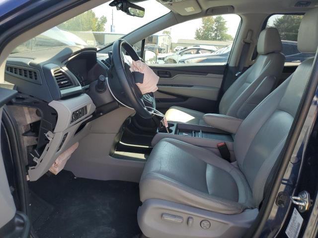 5FNRL6H72MB019725 - 2021 HONDA ODYSSEY EXL Синий фото 7