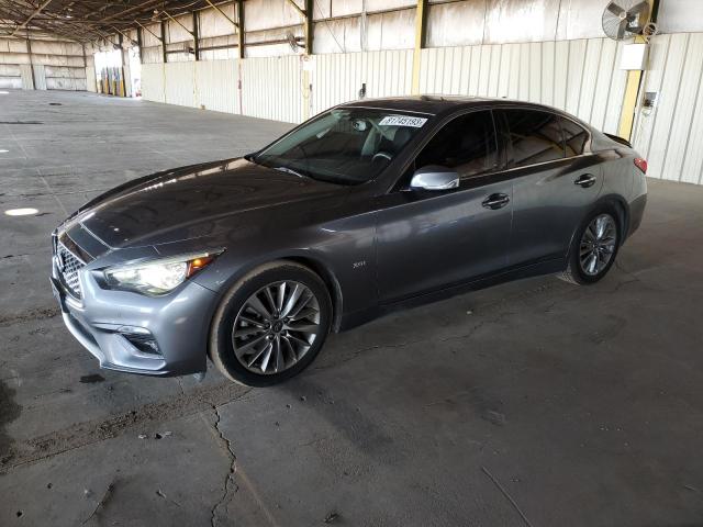 JN1EV7AP4JM592138 - 2018 INFINITI Q50 LUXE GRAY photo 1