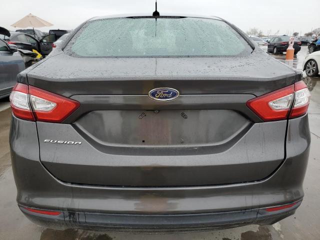 3FA6P0H7XGR311149 - 2016 FORD FUSION SE GRAY photo 6