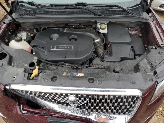 5LMCJ2D96KUL16022 - 2019 LINCOLN MKC SELECT 勃艮第红 照片 12