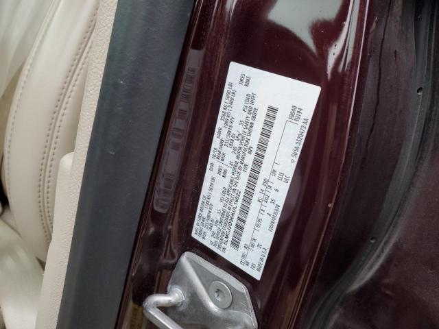 5LMCJ2D96KUL16022 - 2019 LINCOLN MKC SELECT 勃艮第红 照片 13