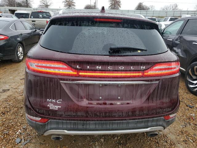 5LMCJ2D96KUL16022 - 2019 LINCOLN MKC SELECT 勃艮第红 照片 6