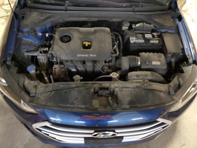 5NPD74LF2HH094501 - 2017 HYUNDAI ELANTRA SE BLUE photo 11