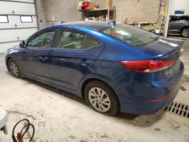 5NPD74LF2HH094501 - 2017 HYUNDAI ELANTRA SE BLUE photo 2