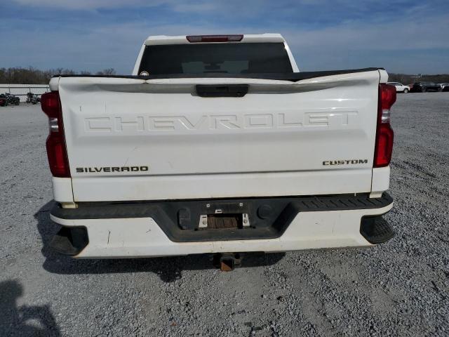 1GCPYBEK1MZ216714 - 2021 CHEVROLET SILVERADO K1500 CUSTOM WHITE photo 6