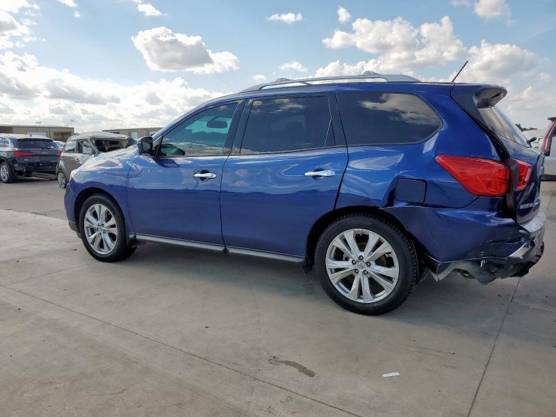 5N1DR2MN6JC606231 - 2018 NISSAN PATHFINDER S Синій фото 2
