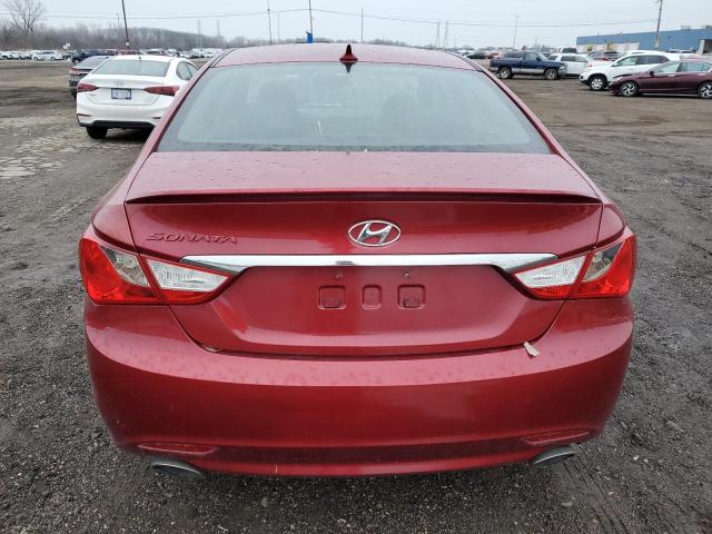 5NPEC4AC2CH429368 - 2012 HYUNDAI SONATA SE RED photo 6