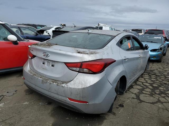 KMHDH4AE1FU438177 - 2015 HYUNDAI ELANTRA SE SILVER photo 3