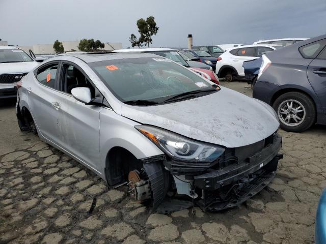 KMHDH4AE1FU438177 - 2015 HYUNDAI ELANTRA SE SILVER photo 4