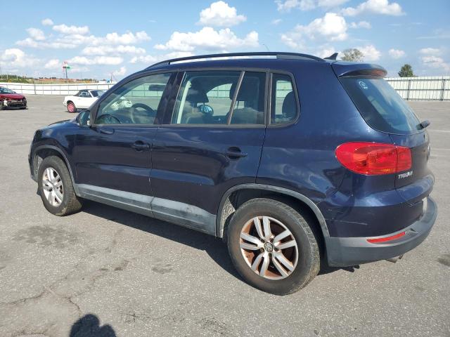 WVGAV7AX4FW612052 - 2015 VOLKSWAGEN TIGUAN S BLUE photo 2