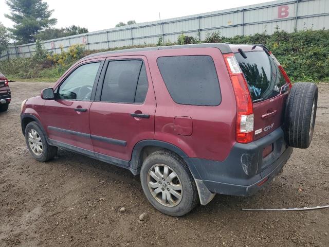 SHSRD78826U417590 - 2006 HONDA CR-V EX მუქწითელი ფოტო 2