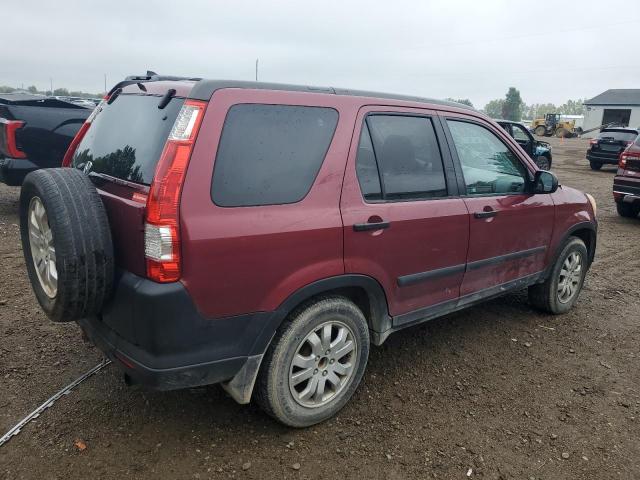 SHSRD78826U417590 - 2006 HONDA CR-V EX მუქწითელი ფოტო 3