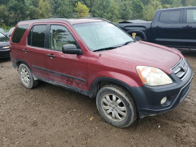 SHSRD78826U417590 - 2006 HONDA CR-V EX მუქწითელი ფოტო 4